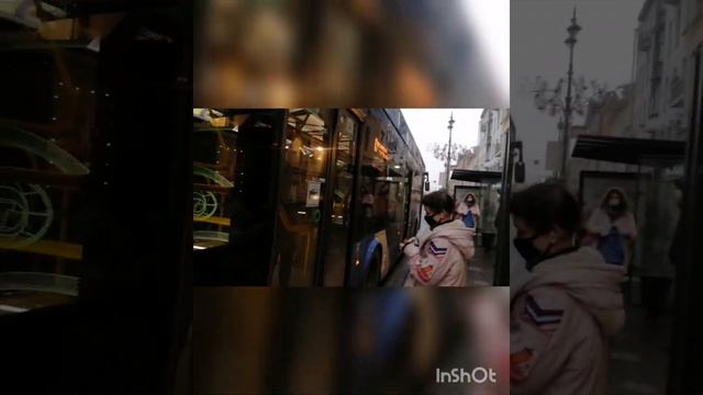 Поездка троллейбусом на Ваську в декабре 2020🔘 СПб смотреть онлайн