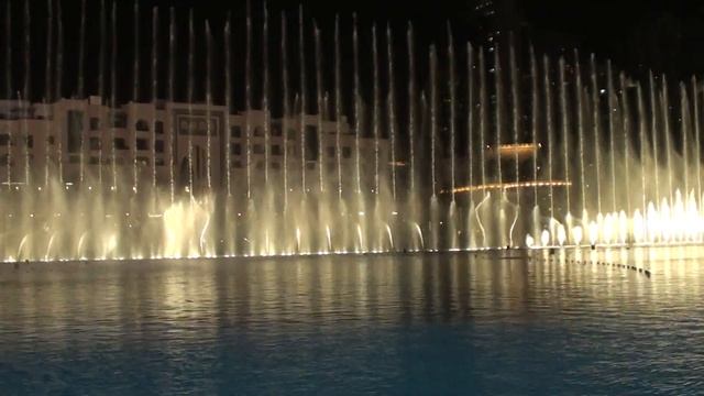 ОАЭ, Поющие фонтаны Дубая, арабский мотив, февраль 2015 г. смотреть онлайн