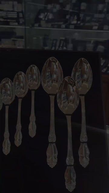 Столовый набор из мельхиора "Серебряная роза" на 6 персон - Кольчугинский мельхиор #обзор #купить смотреть онлайн