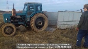 Продажа и погрузка трактора Т-40ам на газель / ЛТЗ-60 /