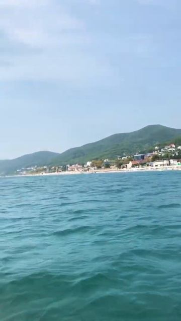 Вид на Лазаревское с моря!Сентябрь 2021. смотреть онлайн