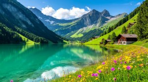 Самые красивые деревни Швейцарии. Прогулка по сельской месности, погружения в волшебство природы 4K