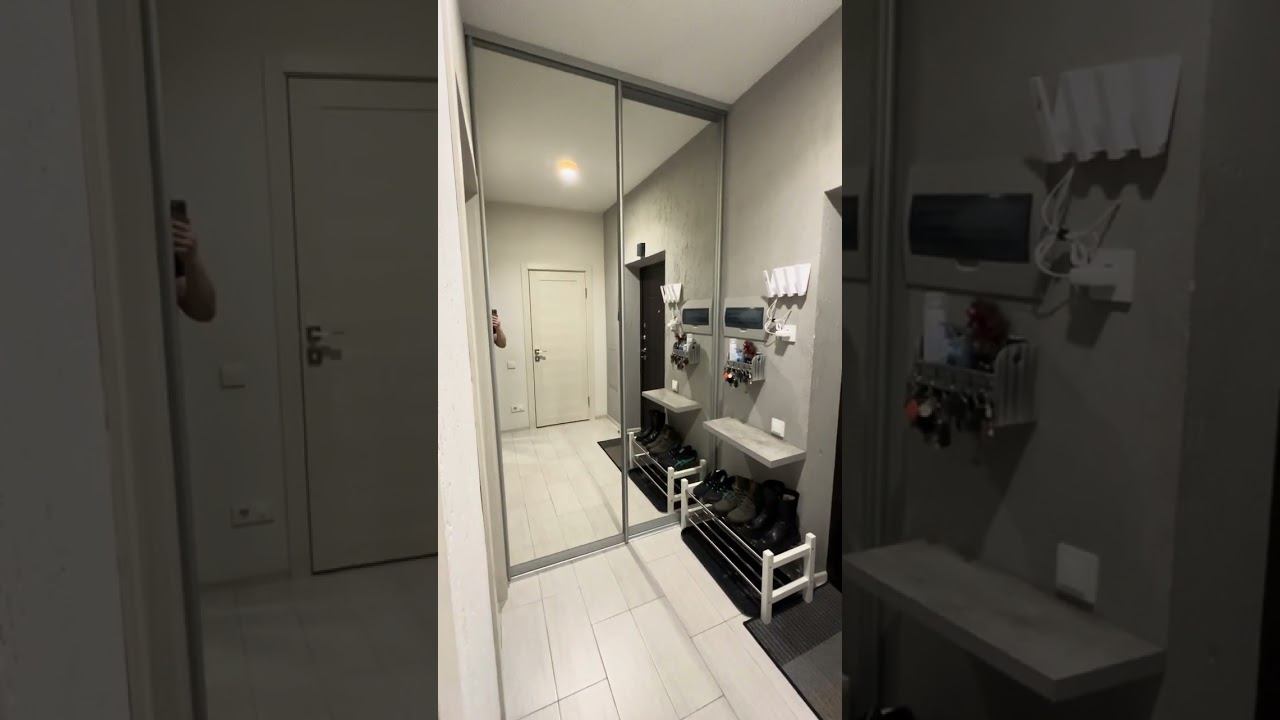 Грамотное решение для гардеробной комнаты - установка дверей-купе в гардероб #cupedoors #гардеробная смотреть онлайн