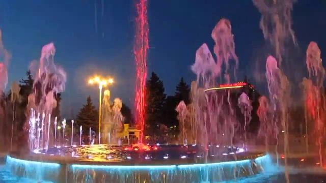 Поющий фонтан Анапы. Singing Fountain Anapa