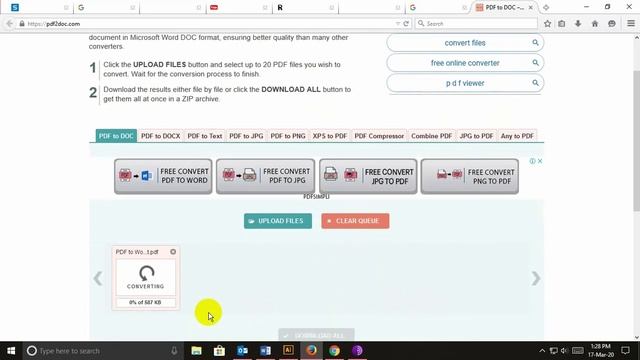 How To Convert PDF To Word Online Tutorial 2020