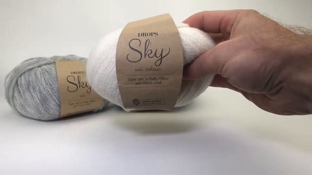 DROPS Sky 02 Parelgrijs (mix) - Wol Garen ✓ Superzacht en licht in babyalpaca & merinowol смотреть онлайн