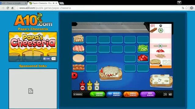 симулятор ресторана / papa's cheeseria смотреть онлайн