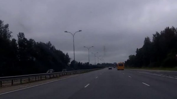 Латвия: Jūrmala - Riga 26/08/2012 (timelapse 4x)