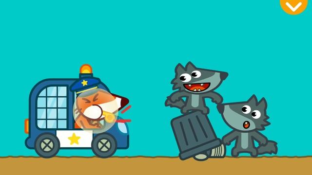 FOX Policeman with Pango Storytime smart intuitive story app for kids Gameplay смотреть онлайн