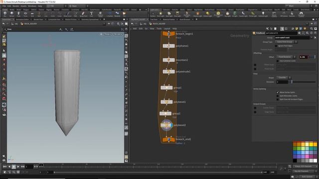Abstract rock solver - Houdini смотреть онлайн