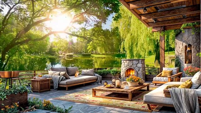 Весенняя джазовая музыка: уютная кофейня с расслабляющими джазовыми инструментами для работы смотреть онлайн