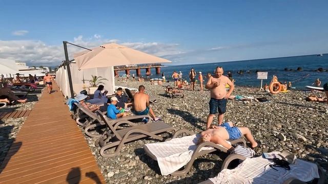 Сириус. Пляж Роза Хутор 2024 / пляж который Впечатляет смотреть онлайн