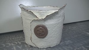 Преображаем пластиковые ведра в стильные кашпо .