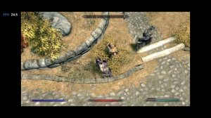 Winlator 7/Skyrim SE/Настройки в конце видео!/эмулятор Windows/Poco X3 pro 6/128