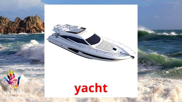 Learn names Water Transport in English | Учим названия водного транспорта на английском смотреть онлайн