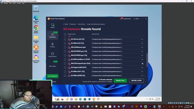 Testing Malware Scanners 2023 Avast смотреть онлайн
