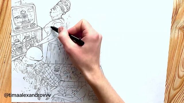 Рисунок таймлапс/скетчинг/Тимофей Александров смотреть онлайн
