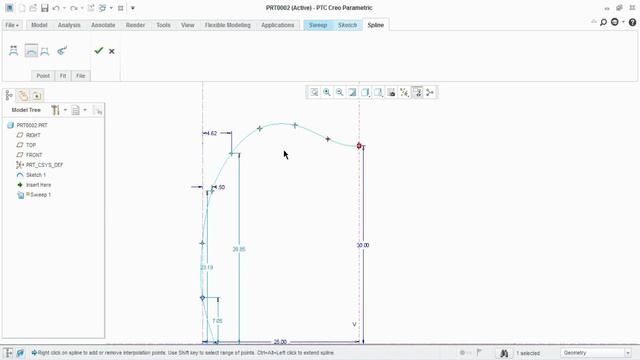 HUMAN TEETH || CREO PARAMETRIC || BASIC TUTORIAL смотреть онлайн