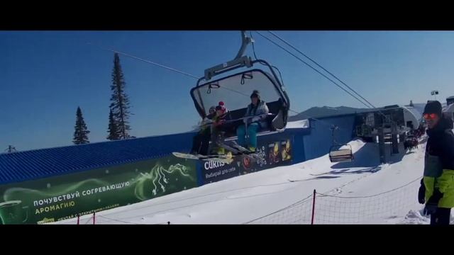 Шерегеш солнечный день☀ смотреть онлайн