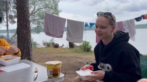 Кемпинг "Олений Бор". С палатками на Волге.