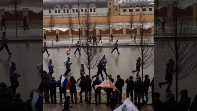 Sochi 2014 Olympic flame in Grozny City Chechnya - Сочи 2014 Олимпийский огонь в Грозном, Чечня смотреть онлайн
