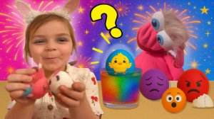 ЧТО В ЯЙЦЕ? Украшаем яйца на Пасху Приключения Лия Бум и Малышарики  - Видео для детей