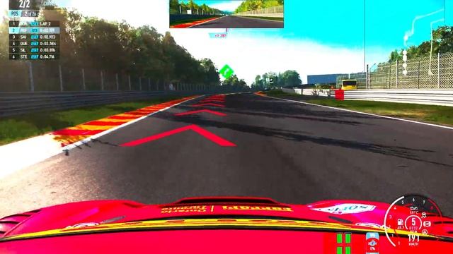 Project CARS 2 2022 01 04, Ferrari 488 GTB, Belgia Spa 1.29.84, PC Gameplay, Full-HD. смотреть онлайн