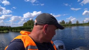 Лодочный мотор Омолон 9.9 (20 ) Тест на воде !!!