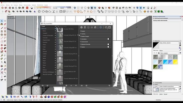 User interface Vray Next for Sketchup смотреть онлайн