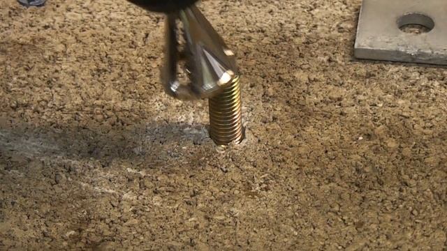 External Chamfer Tool | Drill bit to remove burrs from bolts смотреть онлайн