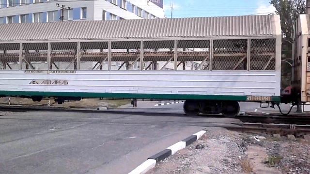 Станция Цветочная, переезд на Заставской улице смотреть онлайн