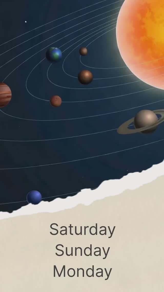 Дни недели в английском