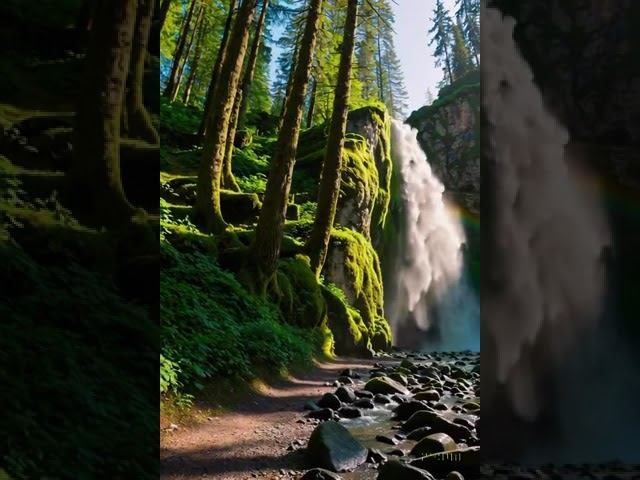 “Liliya Lyubimova — Trial 2025 | Epic Waterfall Scene in the Forest” смотреть онлайн