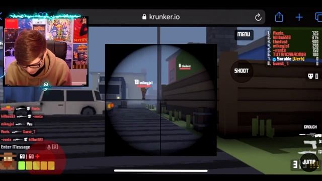 PLAYING KRUNKER.IO MOBILE! (is it good?) смотреть онлайн