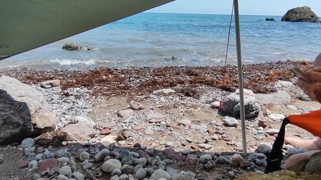 КРЫМ 2023 Ч. 9 Черепашья бухта. День на Диком пляже по дороге в Новый Свет. Пляж ЧЕРЕПАШКА смотреть онлайн