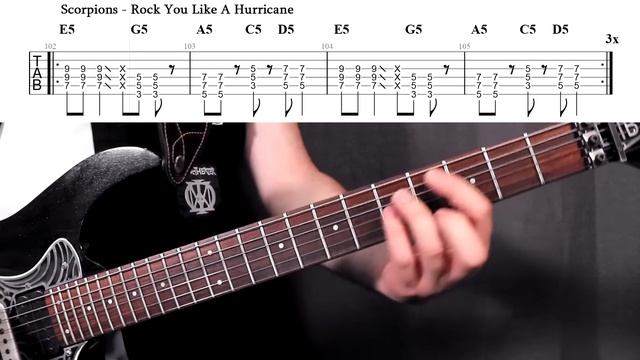 30 Easy & Cool Guitar Riffs With TABS смотреть онлайн