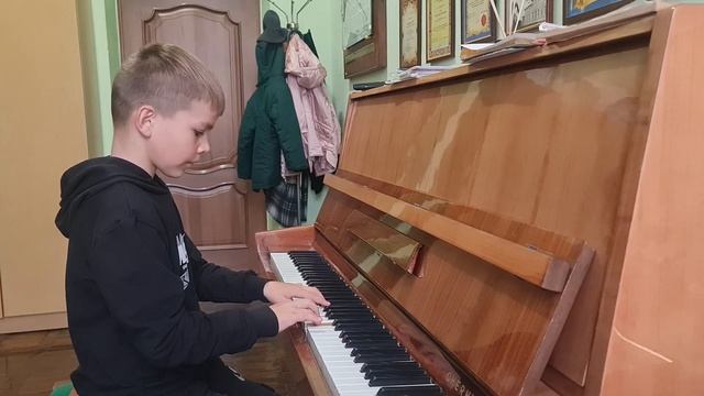 Хрущ Матвій 2клас І.Беркович етюд G-dur