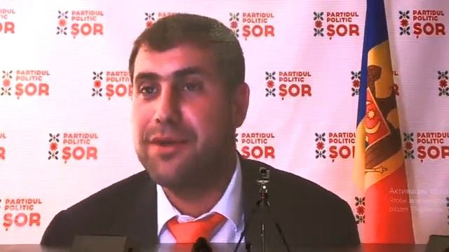 Conferință De Presă Susținută De Președintele Partidului Politic „ȘOR”, Ilan Șor