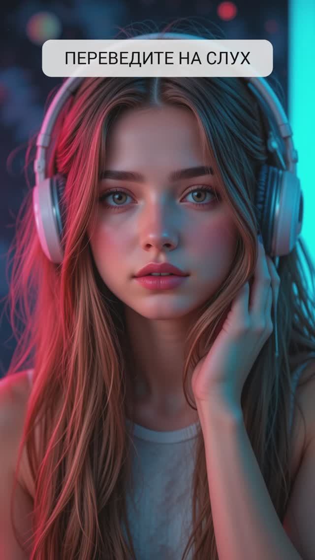 Практика понимания английского на слух: переведите предложение