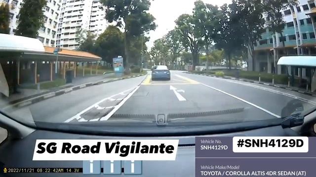 21nov2022 choa chu kang ave 5 phv #SNH4129D toyota altis fail to conform to red light signal смотреть онлайн
