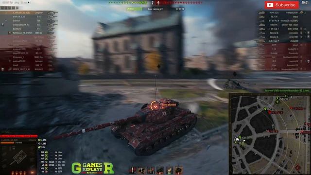 World of Tanks Conqueror Replay - 10 Kills 6K DMG(Patch 1.4.0) смотреть онлайн
