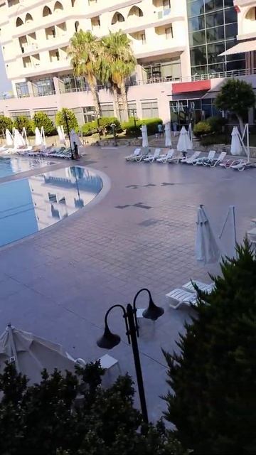 Вид с номера отеля Bayar family resort hotel & spa 5* смотреть онлайн