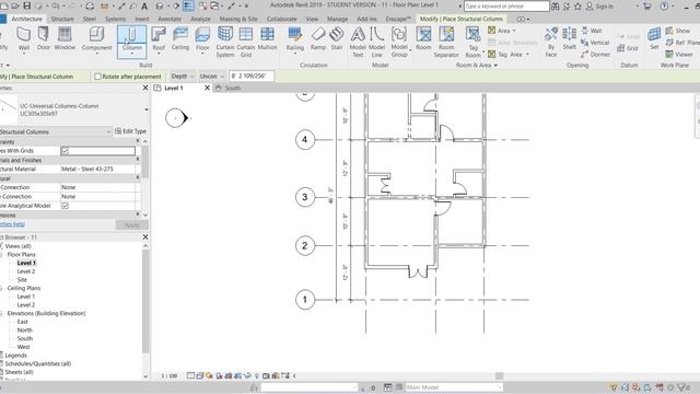 REVIT ARCHITECTURE: CREATING FLOOR PLAN IN REVIT 2019 смотреть онлайн