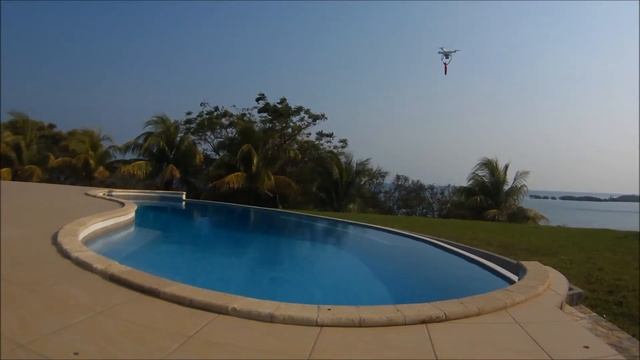 DJI Phantom 3 Drone Payload and overwater hover test смотреть онлайн