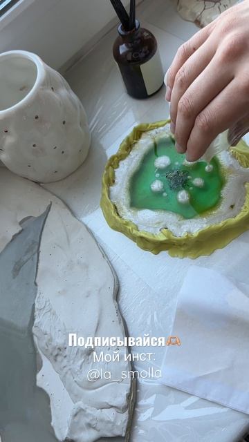 Подстаканник из эпоксидной смолы от la_smolla смотреть онлайн