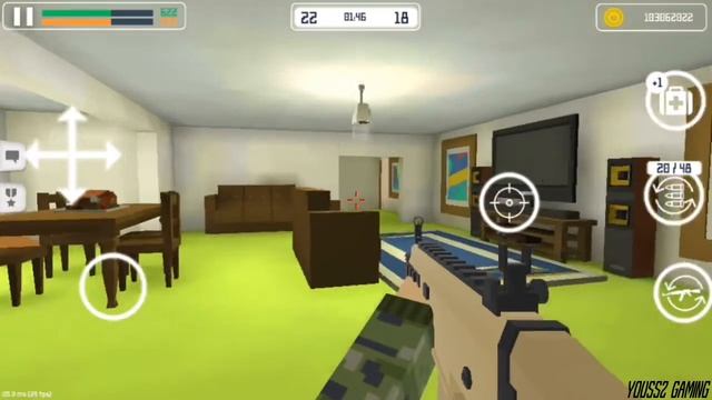 32 Kills | SCAR | LEVEL 308 | PRO PLAYER | BLOCK GUN FPS SHOOTING