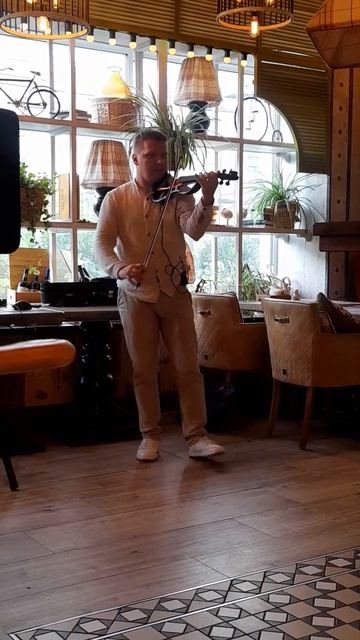 Подмосковные вечера - музыка скрипка Ресторан ПИТЕР ПУШ Смоленск #restaurant #music #violin смотреть онлайн