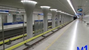 Все станции метро Варшавы 2023