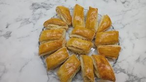 Печенье гата из слоеного теста. Дети очень любят.