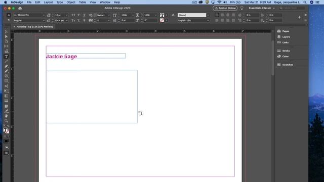 InDesign CC 2020 - Type Basics tool смотреть онлайн
